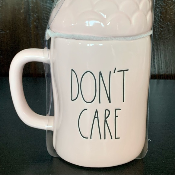 Rae Dunn MERMAID HAIR DON’T CARE Double Sided Ceramic Topper Mug - Picture 10 of 14